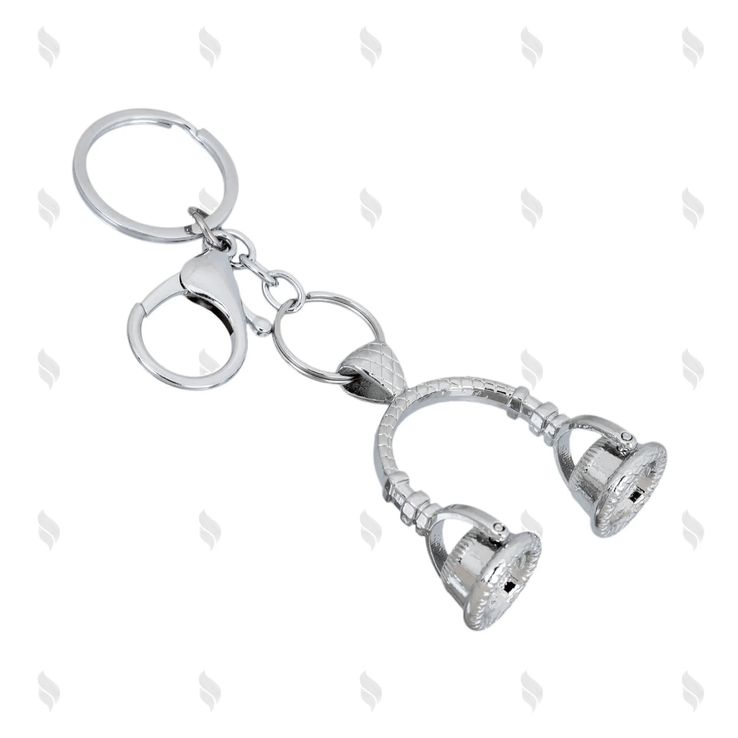 Headphone Design Metallic Keychain Shubheksha