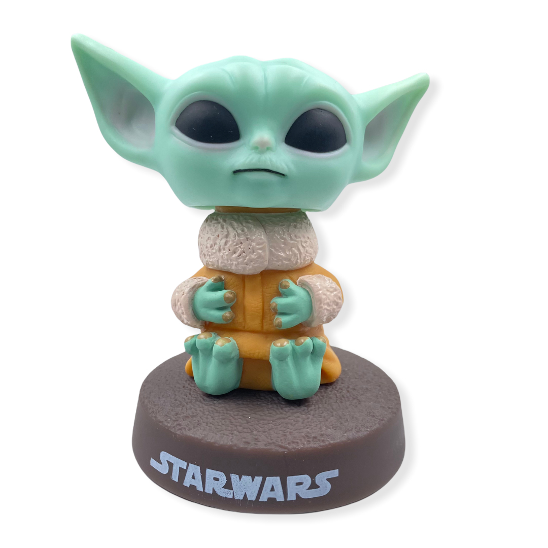 Baby Yoda Star Wars Mandalorian BobbleHead Action Figure Shubheksha