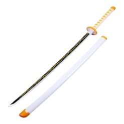 Demon Slayer Anime Zenitsu 104 cm Wooden Katana Sword