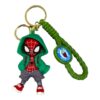 Spider Man Green Hoodies 3D Keychain – Anime Accessory for Bags, Keys, Backpacks (RK-86)