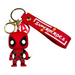 Deadpool Superheroes 3D Keychain – Anime Accessory for Bags, Keys, Backpacks (RK-88)