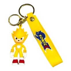 Sonic Heroes Yellow 3D Keychain – Anime Accessory for Bags, Keys, Backpacks (RK-112)