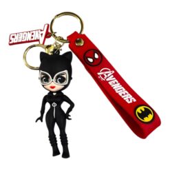 Avengers Cat Woman 3D Keychain – Anime Accessory for Bags, Keys, Backpacks (RK-114)