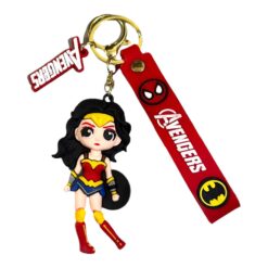 Avengers Wonder Woman 3D Keychain – Anime Accessory for Bags, Keys, Backpacks (RK-115)