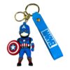 Marvel Captain America 3D Keychain – Anime Accessory for Bags, Keys, Backpacks (RK-128)