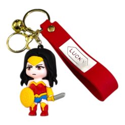 Wonder Woman 3D Keychain – Anime Accessory for Bags, Keys, Backpacks (RK-130)