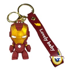 Ironman 3D Keychain – Anime Accessory for Bags, Keys, Backpacks (RK-135)