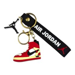 Red Air Jordan Shoes 3D Keychain – Accessory for Bags, Keys, Backpacks (RK-147)