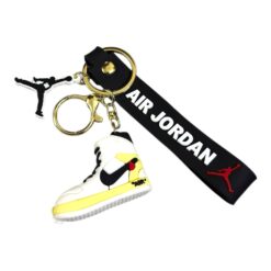 white Air Jordan Shoes 3D Keychain – Accessory for Bags, Keys, Backpacks (RK-149)