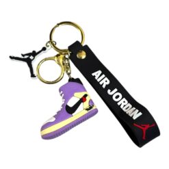 Puple Air Jordan Shoes 3D Keychain – Accessory for Bags, Keys, Backpacks (RK-150)