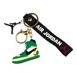 Green Air Jordan Shoes 3D Keychain – Accessory for Bags, Keys, Backpacks (RK-152)