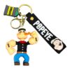 Popeye 3D Cartoon Character Keychain – Accessory for Bags, Keys, Backpacks (RK-154)