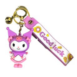 Kuromi 3D Keychain – Accessory for Bags, Keys, Backpacks (RK-156)