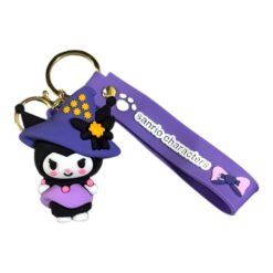 Kuromi 3D Keychain – Accessory for Bags, Keys, Backpacks (RK-158)