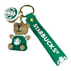 Starbucks Bear 3D Keychain – Accessory for Bags, Keys, Backpacks (RK-182)