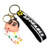 White Shinchan 3D Cartoon Character Keychain – Accessory for Bags, Keys, Backpacks (RK-203)