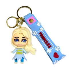 Disney Princess 3D Frozen Elsa Keychain – Anime Accessory for Bags, Keys, Backpacks (RK-208)