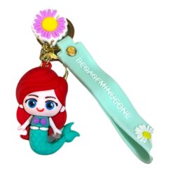 Disney Princess Mermaid 3D Keychain – Anime Accessory for Bags, Keys, Backpacks (RK-213)