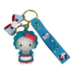 Cute Hello Kitty 3D Cartoon Character Keychain – Accessory for Bags, Keys, Backpacks (RK-223)