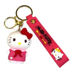 Cute Hello Kitty 3D Cartoon Character Keychain – Accessory for Bags, Keys, Backpacks (RK-224)