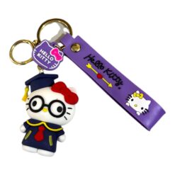 Cute Hello Kitty 3D Cartoon Character Keychain – Accessory for Bags, Keys, Backpacks (RK-228)