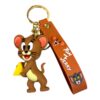 Jerry 3D Cartoon Character Keychain – Anime Accessory for Bags, Keys, Backpacks (RK-245)