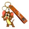 Jerry 3D Cartoon Character Keychain – Anime Accessory for Bags, Keys, Backpacks (RK-246)