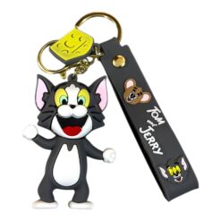 Tom 3D Cartoon Character Keychain – Anime Accessory for Bags, Keys, Backpacks (RK-253)