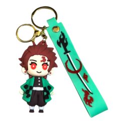 Demon Slayer Anime 3D Tanjiro Keychain – Anime Accessory for Bags, Keys, Backpacks (RK-257)