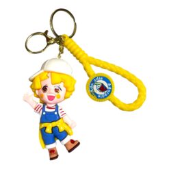 Demon Slayer Anime 3D Cute Zenitsu Keychain – Anime Accessory for Bags, Keys, Backpacks (RK-262)