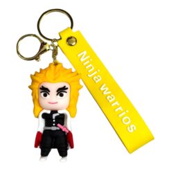 Demon Slayer Anime 3D Rengoku Keychain – Anime Accessory for Bags, Keys, Backpacks (RK-267)