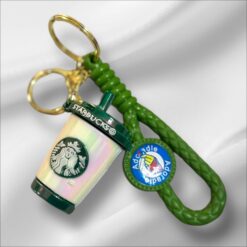 Starbucks Coffee Cup PVC Shinning Premium 3D White Keychain(PK-01)