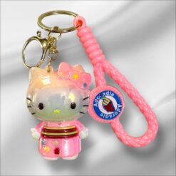 Hello Kitty (Pink) PVC Shinning Premium 3D Keychain(PK-10)