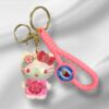 Hello Kitty (Pink Bow) PVC Shinning Premium 3D Keychain(PK-11)
