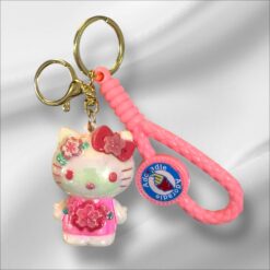 Hello Kitty (Pink Bow) PVC Shinning Premium 3D Keychain(PK-11)