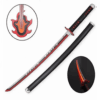 Demon Slayer Anime Tanjiro 104 cm Wooden LED Katana Sword