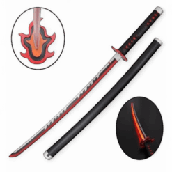 Demon Slayer Anime Tanjiro 104 cm Wooden LED Katana Sword