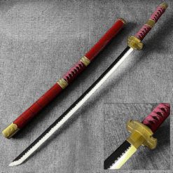 One Piece Anime Roronoa Zoro Sandai Kitetsu 104 cm Wooden LED Katana Sword