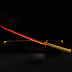 Demon Slayer Anime Yoriichi 104 cm Wooden LED Katana Sword