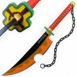 Tengen Uzui Kamado Demon Slayer Anime 78cm Wooden Katana Sword